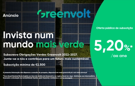 Greenvolt lança empréstimo obrigacionista “Obrigações Verdes Greenvolt 2027” colocado pelo Banco Finantia
